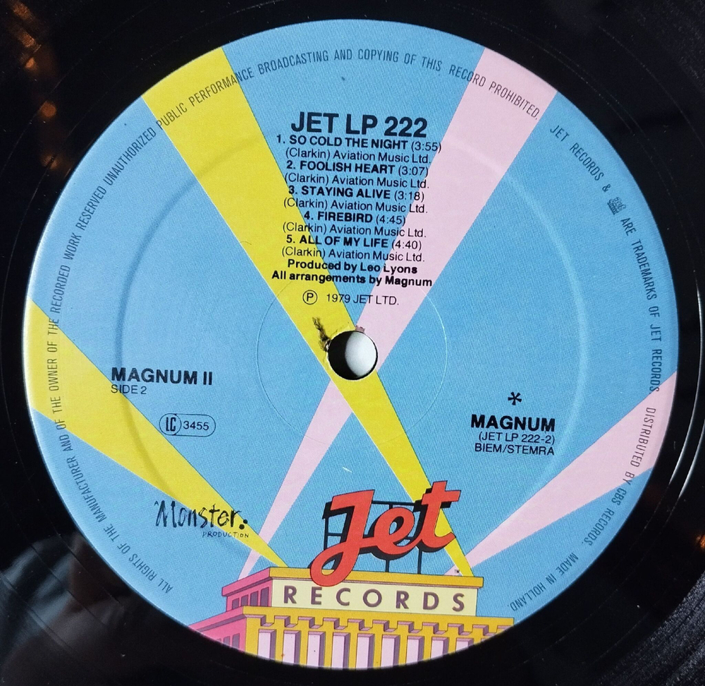 Винтажная виниловая пластинка LP Magnum II (Holland 1979)