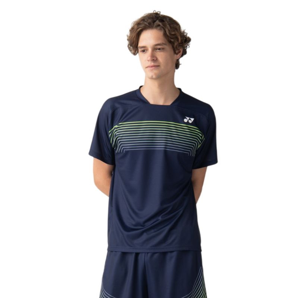 Теннисная футболка Yonex Crew Neck Practice - dark navy