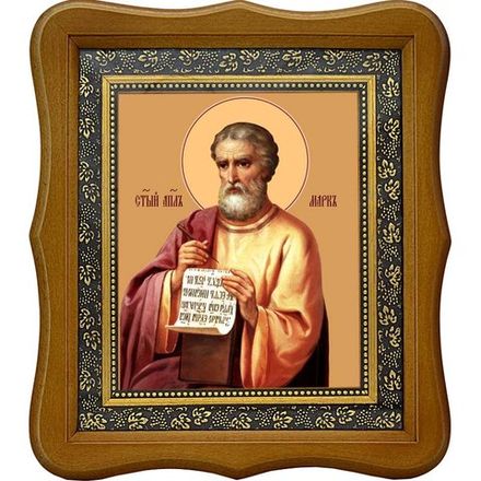 Марк апостол и евангелист. Икона на холсте.