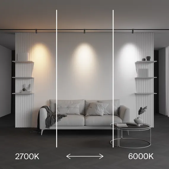 Трековый светильник Фокус / Focus Led Exility X 2700-6000K 5Вт 36° Dim Smart Zigbee Technical tr243-4-5wtw-dsz-b