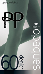 Бархатистые колготки Coloured Opaques (Размер: M-L) (Цвет: бирюзовый)