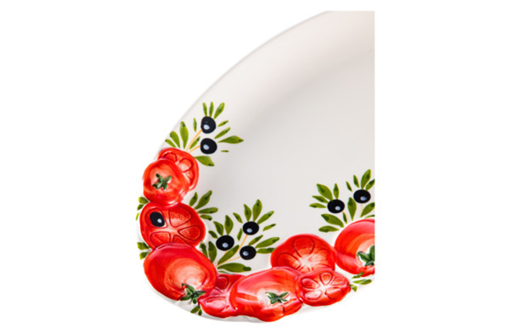 Блюдо овальное 32х20см Edelweiss Томаты