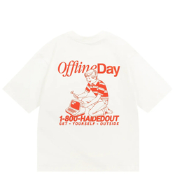 Футболка Haided Offline Day RLXD HW TEE, Молочный
