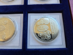 Europe. Exquisite Collection of 12 Euro-Themed Medals — A Numismatic Treasure in a Luxurious Display Case