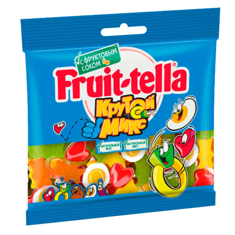 Жевательный мармелад Fruit-tella Крутой Микс 70 гр
