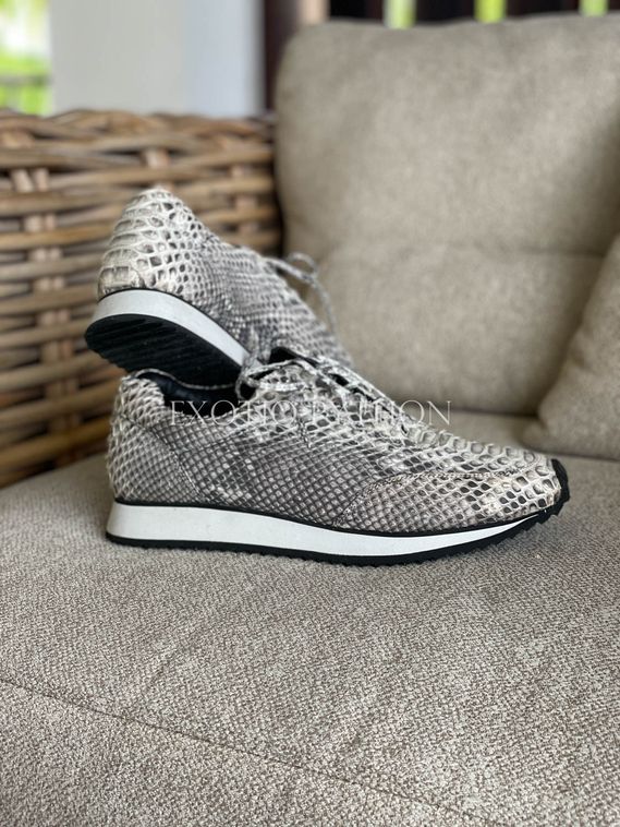 Кроссовки из кожи питона SH-166