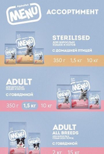 Сухой корм для кошек AlphaPet Menu (АльфаПет) 10кг говядина