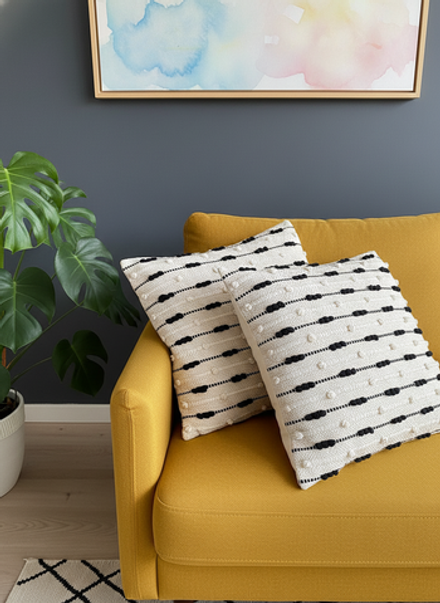 Декоративная наволочка в бохо стиле