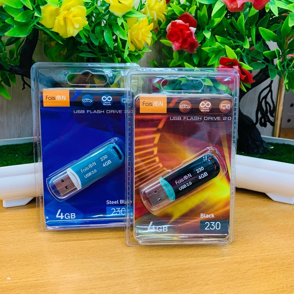 USB Флешка 4GB Faison 230, USB 2.0, синяя