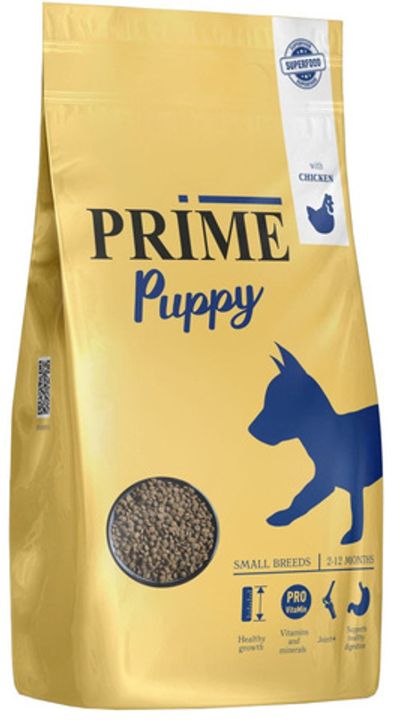 PRIME 500г Puppy Small Сухой корм для щенков мелких пород 2-12мес курица