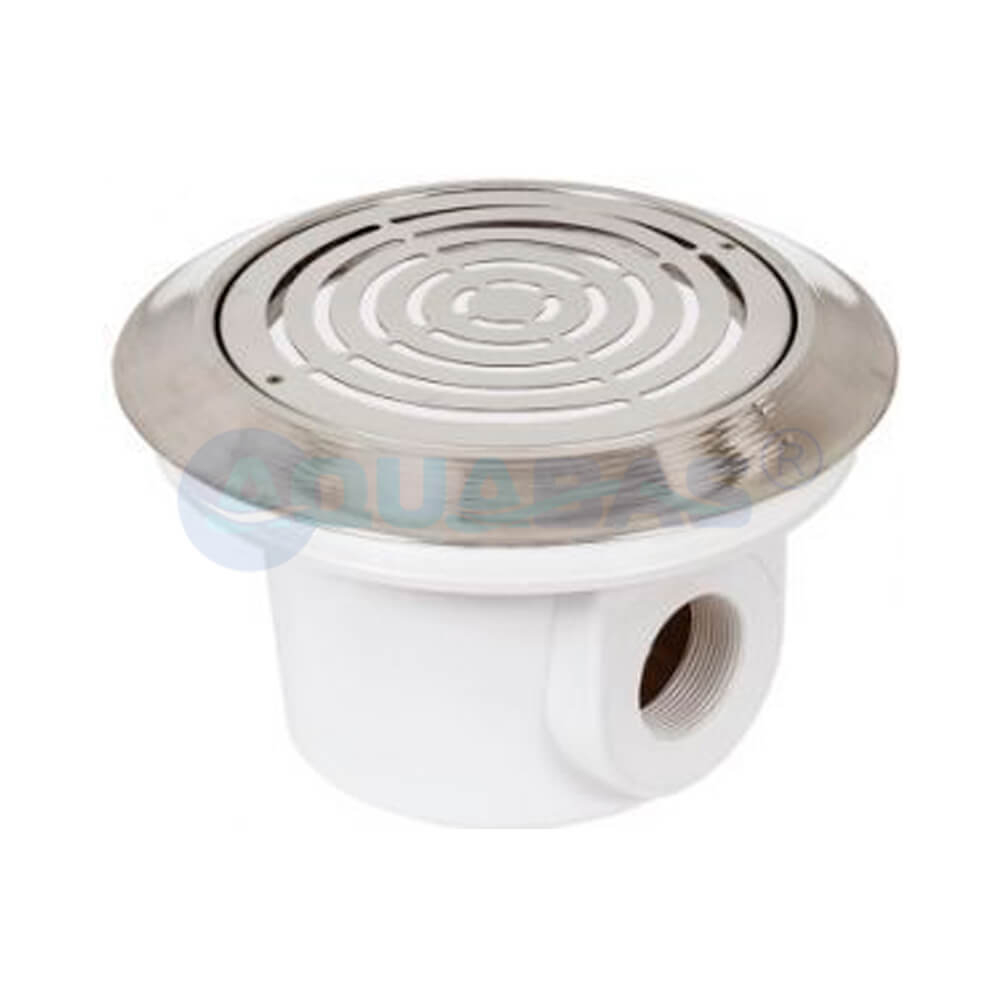 Донный слив Gemas 1 1/2" ВР решетка н/с (плитка) (04141T1SS)