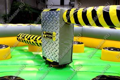 Коммерческая надувная игра "Увернись от палки" (Melt Down) 7*7*1.5 м