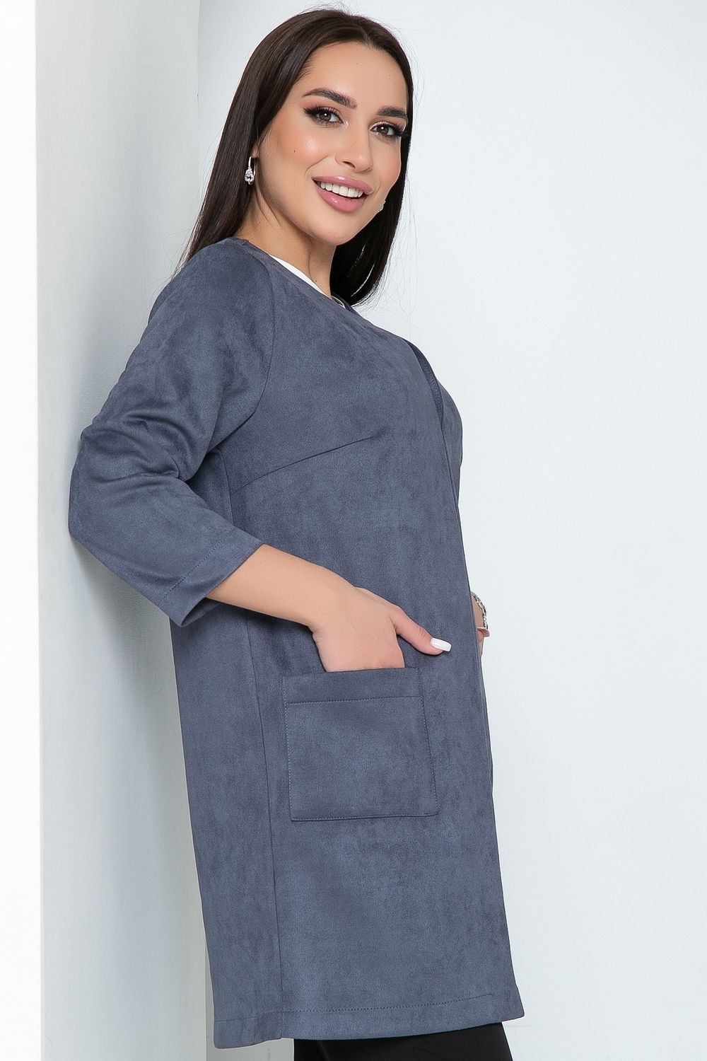 Кардиган Лайма (замша, грей) Diolche (Акция)