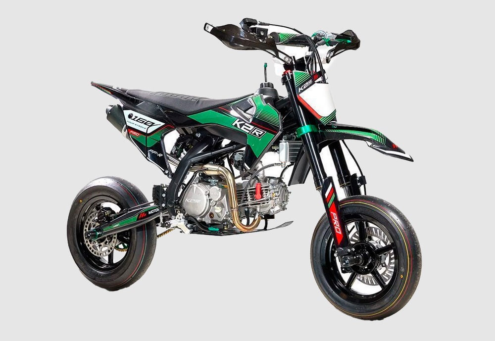 Питбайк K2R PF-R 160 PRO (Green/Black) 2024