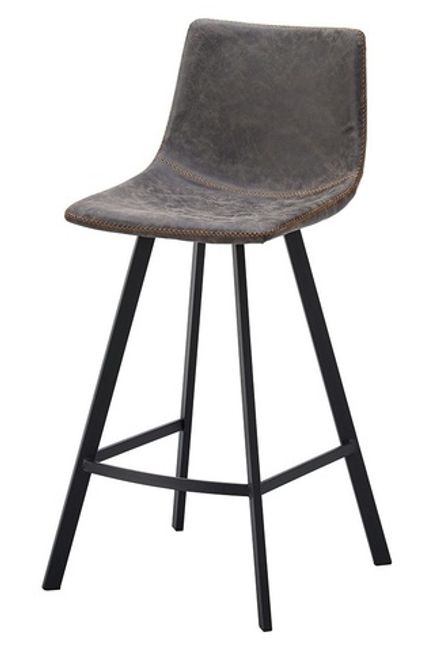 Стул полубарный CQ-8307A-6 серый 2089