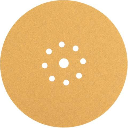 Шлифовальный круг на липучке 225мм, 9 отв., Р120 Gigant G-10222