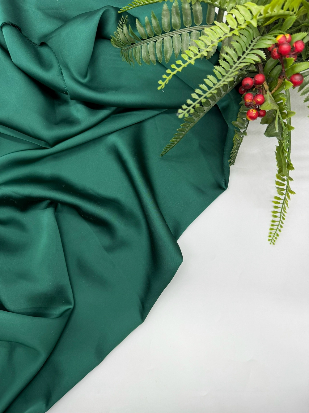 Дубайский шелк изумруд