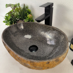Каменная раковина из речного камня RS-05071 (44*33*16) 0861 из натурального камня