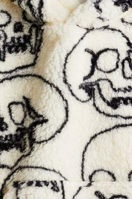 H&M Плюшевая толстовка с капюшоном, кремовый