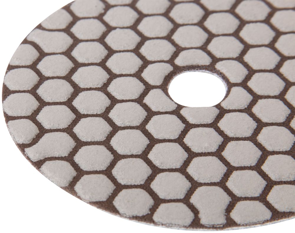 39850 Алмазный гибкий шлифовальный круг 100 мм, Р 30, АГШК (липучка), сухое шлифование, FIT