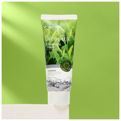 3W Clinic пенка для умывания Green Tea Foam Cleansing, 100 мл