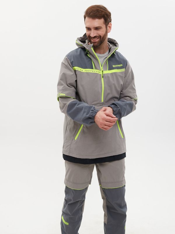 Костюм летний Антигнус-Премиум ткань Ravena Peach Wash цвет Серый