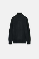 100% ЭКСТРА МЯГКИЙ ШЕРСТЯНОЙ СВИТЕР - ZARA