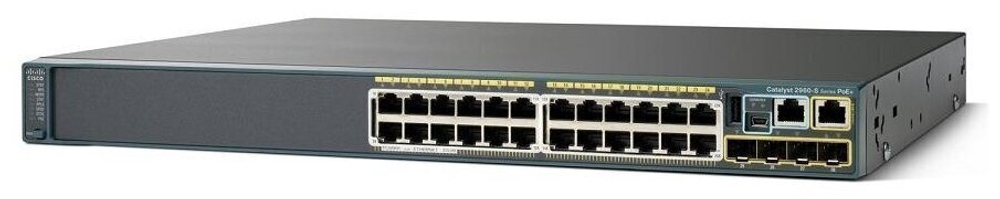 Коммутатор Cisco WS-C2960S-24PS-L