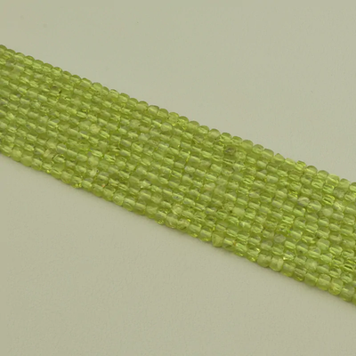 Нитка Оливин 39 см. (Без замка)