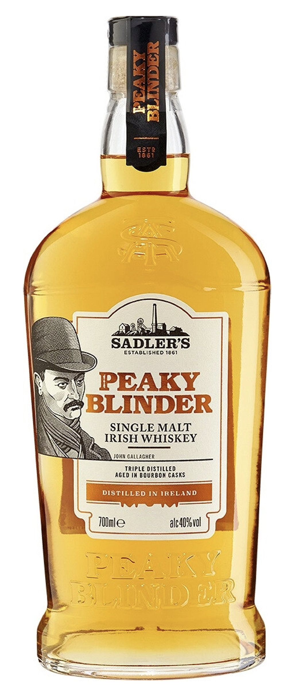 Виски Sadler's Peaky Blinder Single Malt Irish Whiskey, 0.7 л