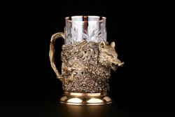 Подстаканник "Русский лес-Кабан"