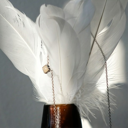 Колье Coeur de Lion Cream jade (June) 1301/10-1424