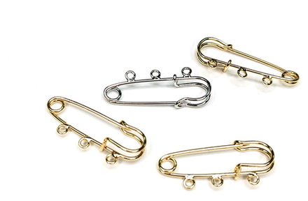 Булавка 30мм, с тремя петельками