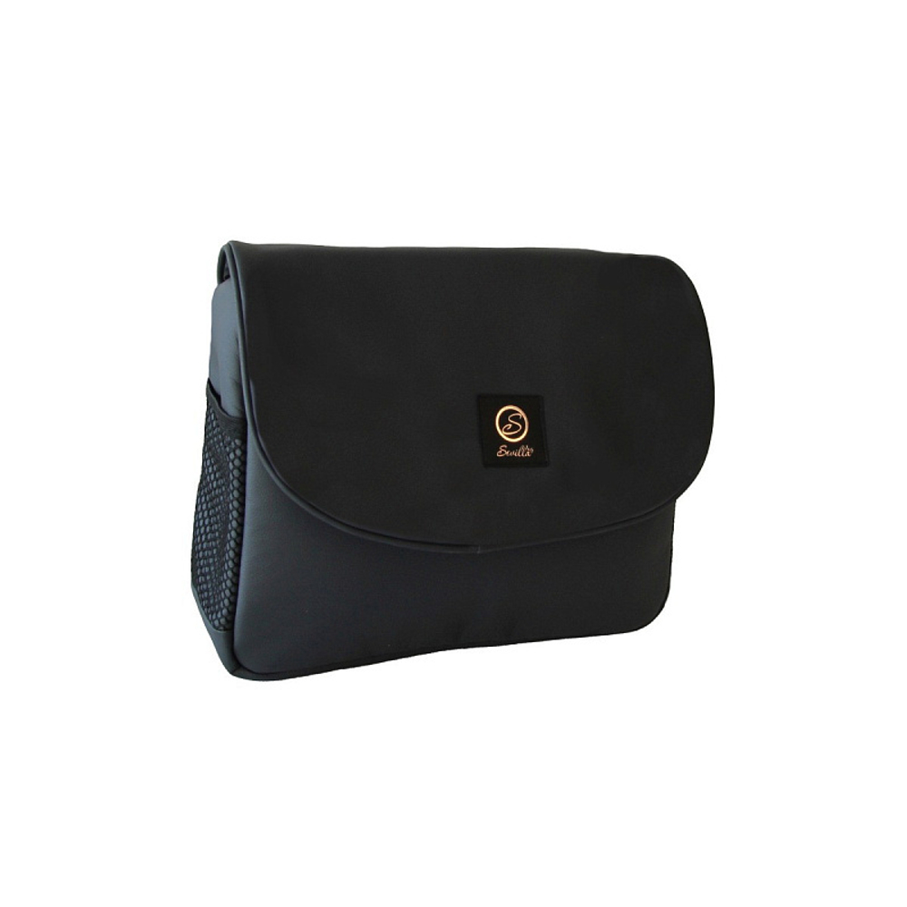 Детская коляска Sevillababy Tisso 2 в 1 черный экокожа