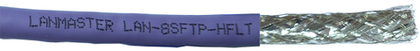 Кабель витая пара S/FTP 8 кат. 4 пары Lanmaster LAN-8SFTP-HFLT