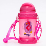 4756847 Поильник с трубочкой 260 мл «Фламинго»