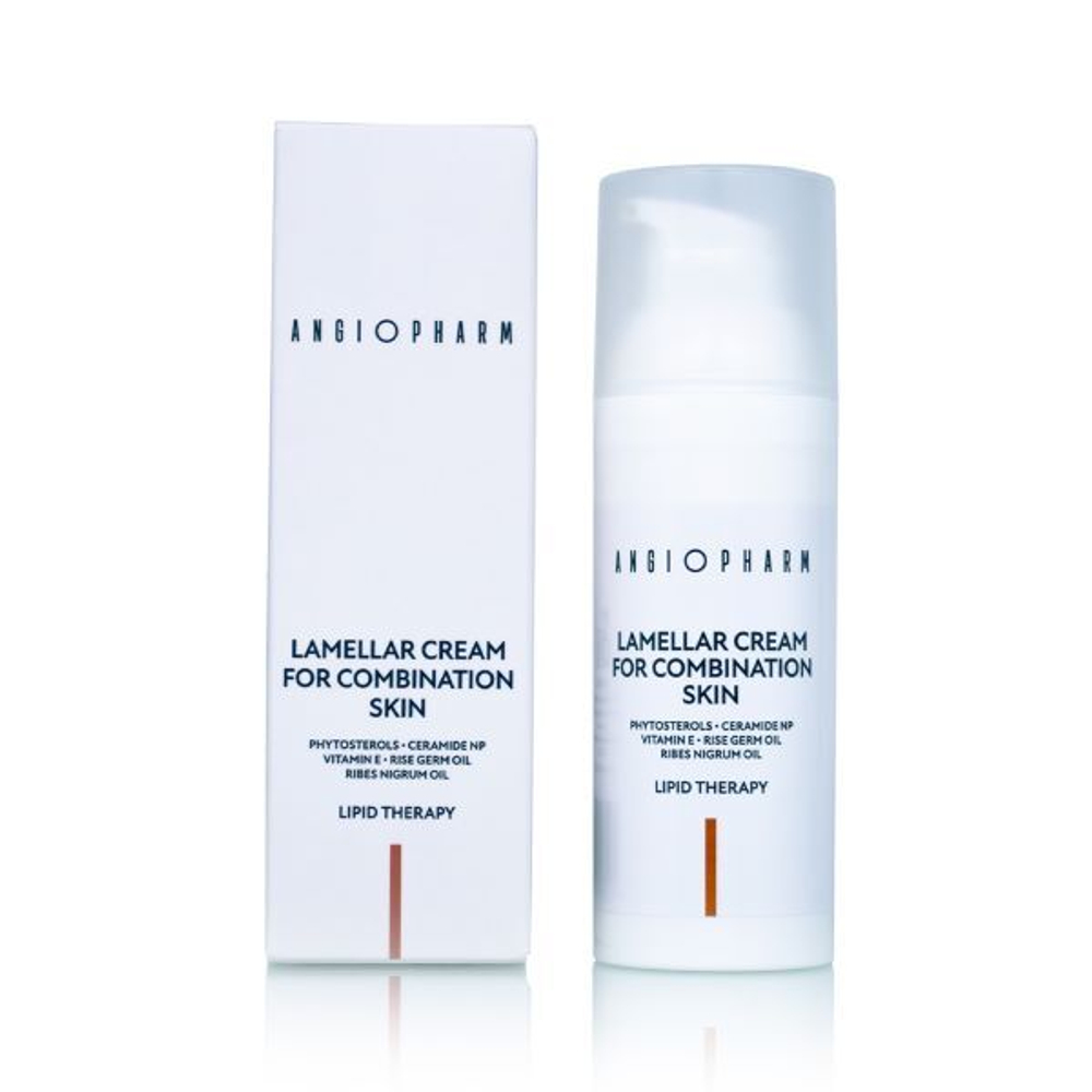 ANGIOPHARM ЛАМЕЛЛЯРНЫЙ КРЕМ ДЛЯ КОМБИНИРОВАННОЙ КОЖИ, 50 Мл | LAMELLAR CREAM FOR COMBINATION SKIN