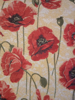 Покрывало гобеленовое Маки 2.0 (180х200)