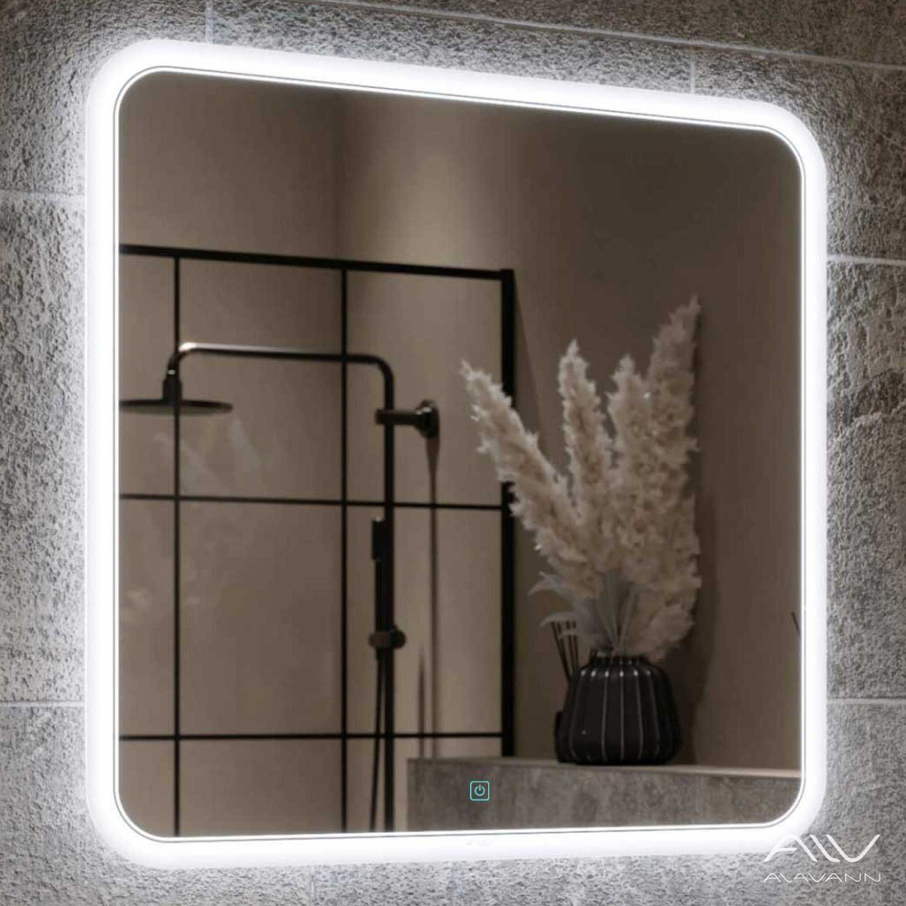 Зеркало Anna 80 с подсветкой и антизапотеванием