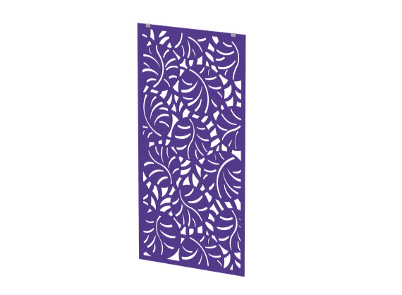 Перегородка с декором "Ветки" (фурнитура в комплекте) 100х1,2х200