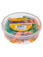 Виброхвост несъедобный Helios Catcher 2,75"/7 см Blue Sparkles & White 30шт. (HS-1-026-N-30)