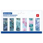 Закладки для книг МАГНИТНЫЕ, "MIX 3", набор 30 шт., 60x20 мм, BRAUBERG, 113179