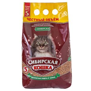 Наполнитель для кошачьего туалета, Сибирская Кошка Универсал