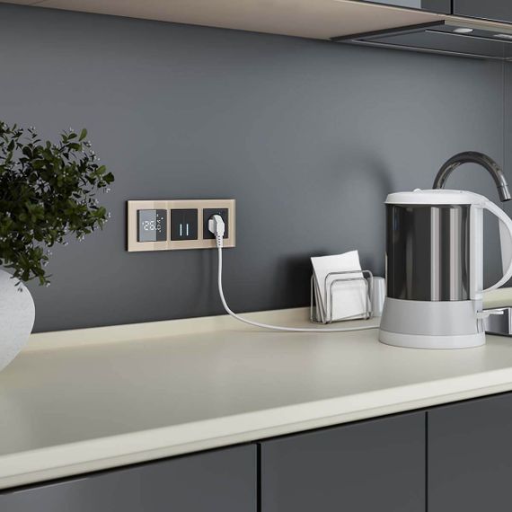 Терморегулятор сенсорный для теплого пола Werkel W1151208 черный 4690389176944