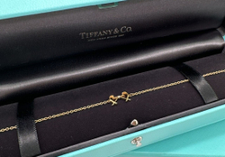 Браслет из золота 18к(750 проба) , Tiffany💝 2 любящих сердца. ✨Exclusive ✨