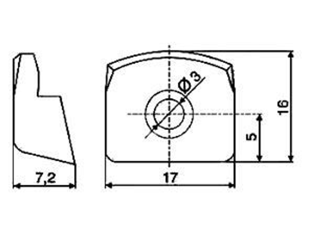 Кляймер №2 цвет №2 (для стекла 4 мм) (бежевый)
