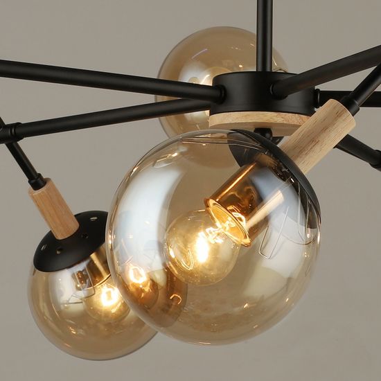 04900-0.3-10 BK+WOOD светильник потолочный