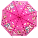 Зонт детский полуавтомат «Ultramarine - Единорожки», микс 4 цвета, 8 спиц, d-86см, длина в слож. виде 65см
