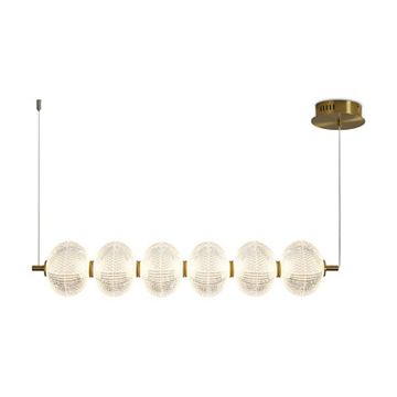 Подвесной светильник 22W 3000K FR6135PL-L22BT латунь Awella LED Freya