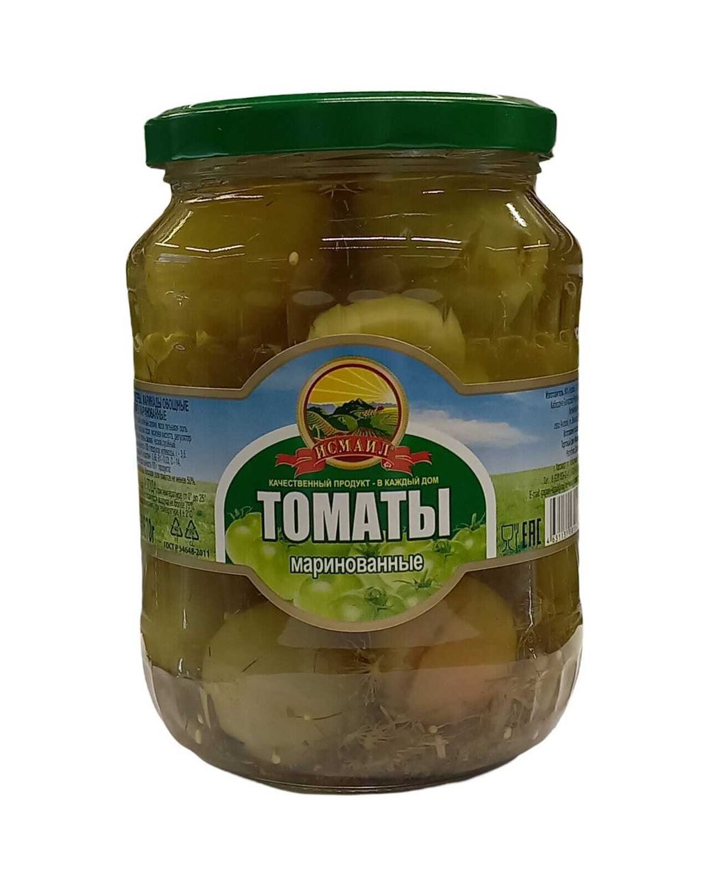Томаты зеленые Исмаил 670 гр